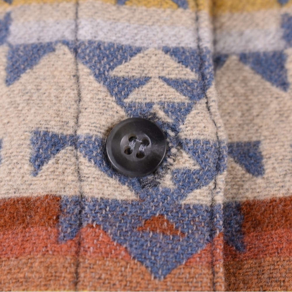 Pendleton Southwestern Wool Shirt Medium Aztec Pattern Women - Picture 5 of 6